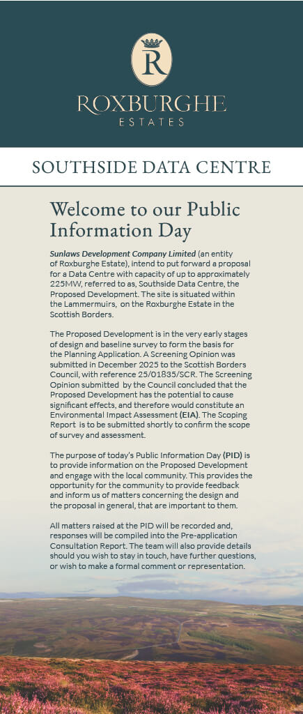 Public Exhibition Banner
